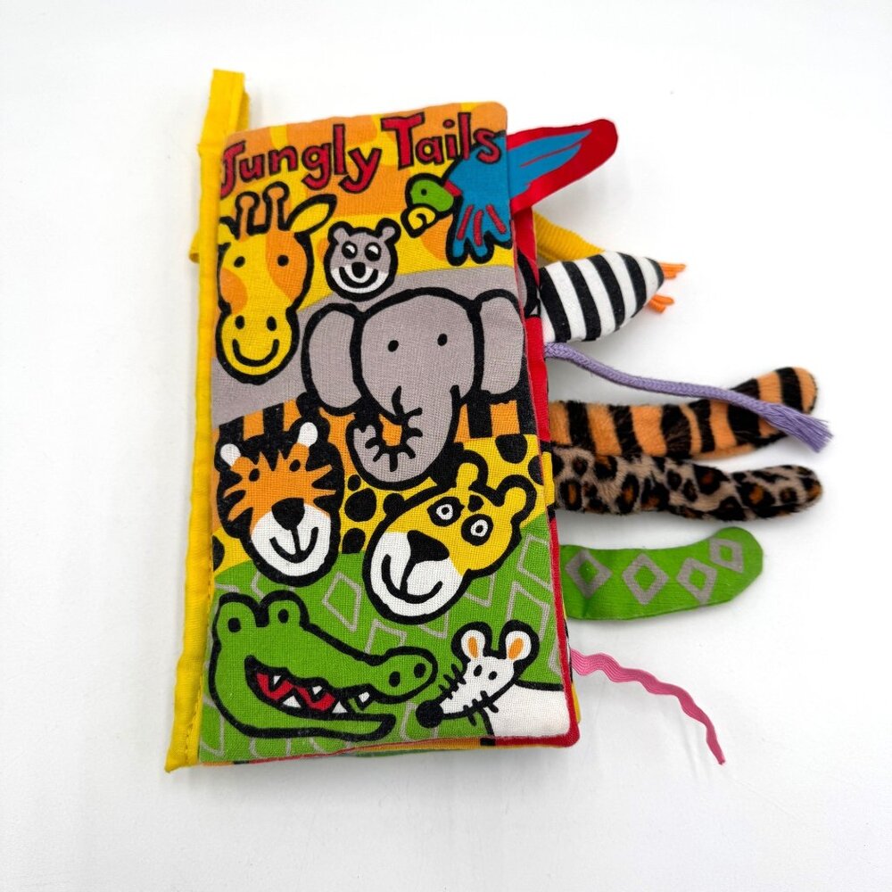Jellycat Jungly Tails: A Soft Activity Baby Book Children's Book Baby